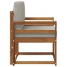 Canapé d’extérieur Bois d'acacia massif et polyester 547832547832
