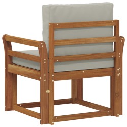 Canapé d’extérieur Bois d'acacia massif et polyester 547832547832