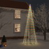 Arbre de Noël cône 732 LED Colorées 160x500 cm 547836547836