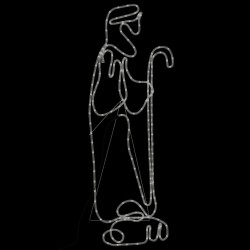 Figurine de Noël Berger et agneau avec 168 LED 102,5x35 cm 547837547837