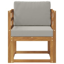 Canapé d’extérieur Bois d'acacia massif et polyester 547838547838