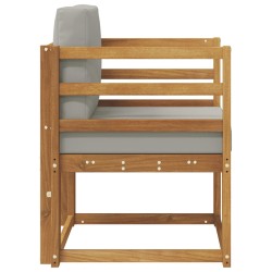 Canapé d’extérieur Bois d'acacia massif et polyester 547838547838