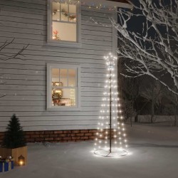 Arbre de Noël cône 108 LED Blanc froid 70x180 cm 547844547844