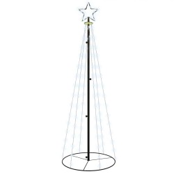 Arbre de Noël cône 108 LED Blanc froid 70x180 cm 547844547844