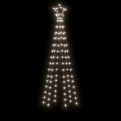 Arbre de Noël cône 108 LED Blanc froid 70x180 cm 547844547844