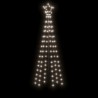 Arbre de Noël cône 108 LED Blanc froid 70x180 cm 547844547844