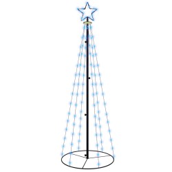 Arbre de Noël cône 108 LED Bleues 70x180 cm 547845547845