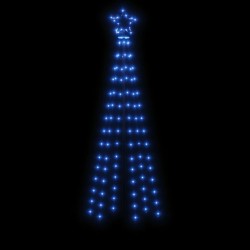 Arbre de Noël cône 108 LED Bleues 70x180 cm 547845547845