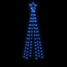 Arbre de Noël cône 108 LED Bleues 70x180 cm 547845547845