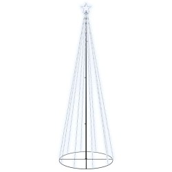 Arbre de Noël cône 310 LED Blanc froid 100x300 cm 547848547848