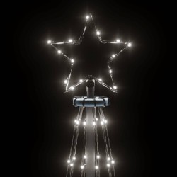 Arbre de Noël cône 310 LED Blanc froid 100x300 cm 547848547848