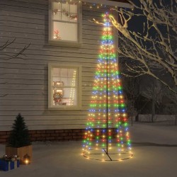 Arbre de Noël cône 310 LED Colorées 100x300 cm 547849547849