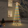Arbre de Noël cône 310 LED Colorées 100x300 cm 547849547849