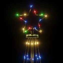 Arbre de Noël cône 310 LED Colorées 100x300 cm 547849547849