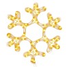 Figure de flocon de neige de Noël et 48 LED Blanc chaud 27x27cm 547853547853