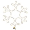 Figure de flocon de neige de Noël et 48 LED Blanc chaud 27x27cm 547853547853