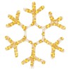 Figure de flocon de neige de Noël et 72 LED Blanc chaud 38x37cm 547856547856