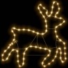 Figure de renne de Noël avec 72 LED Blanc chaud 57x55x4,5 cm 547858547858