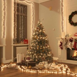 Guirlande lumineuse à LED groupées 400LED Blanc chaud 7,4 m PVC 547859547859