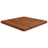 Dessus de table carré Marron foncé 70x70x4cm Bois chêne traité 547862547862