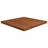 Dessus de table carré Marron foncé 80x80x4cm Bois chêne traité 547863547863