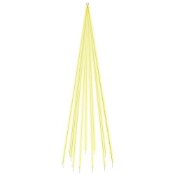 Sapin de Noël sur mât de drapeau 732 LED Blanc chaud 500 cm 547865547865