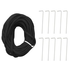 Sapin de Noël sur mât de drapeau 310 LED Blanc chaud 300 cm 547881547881