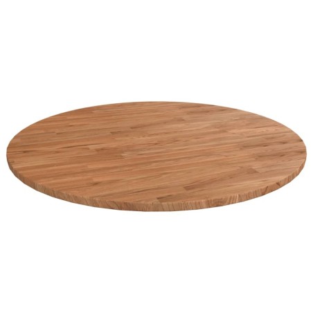Dessus de table rond Marron clair Ø70x1,5 cm Bois chêne traité 547884547884
