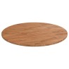 Dessus de table rond Marron clair Ø70x1,5 cm Bois chêne traité 547884547884