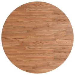 Dessus de table rond Marron clair Ø70x1,5 cm Bois chêne traité 547884547884