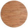 Dessus de table rond Marron clair Ø70x1,5 cm Bois chêne traité 547884547884