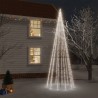 Sapin de Noël avec piquet Blanc froid 732 LED 500 cm 547896547896