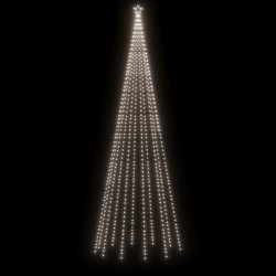 Sapin de Noël avec piquet Blanc froid 732 LED 500 cm 547896547896