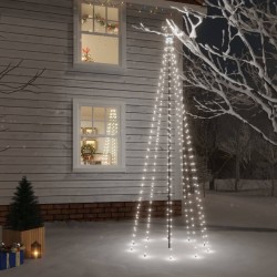 Sapin de Noël avec piquet Blanc froid 310 LED 300 cm 547899547899