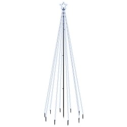 Sapin de Noël avec piquet Blanc froid 310 LED 300 cm 547899547899