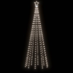 Sapin de Noël avec piquet Blanc froid 310 LED 300 cm 547899547899