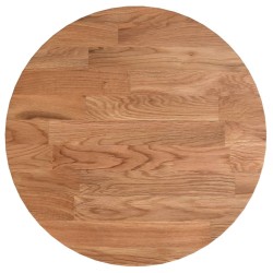 Dessus de table rond Marron clair Ø30x1,5 cm Bois chêne traité 547902547902