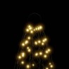 Sapin de Noël sur mât de drapeau 3000 LED Blanc chaud 800 cm 547905547905
