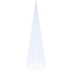 Sapin de Noël sur mât de drapeau 1134 LED Blanc froid 800 cm 547906547906