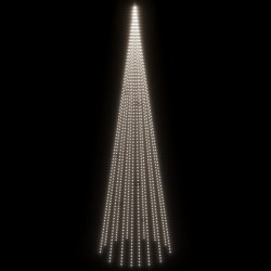 Sapin de Noël sur mât de drapeau 1134 LED Blanc froid 800 cm 547906547906