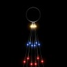 Sapin de Noël sur mât de drapeau 108 LED Colorées 180 cm 547907547907