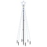 Sapin de Noël avec piquet Blanc froid 108 LED 180 cm 547908547908