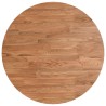 Dessus de table rond Marron clair Ø50x1,5 cm Bois chêne traité 547911547911