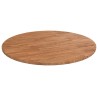 Dessus de table rond Marron clair Ø60x1,5 cm Bois chêne traité 547912547912