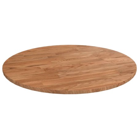 Dessus de table rond Marron clair Ø40x1,5 cm Bois chêne traité 547913547913