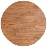 Dessus de table rond Marron clair Ø40x1,5 cm Bois chêne traité 547913547913