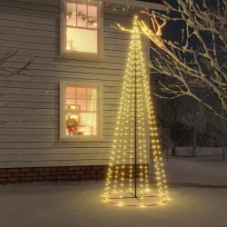 Arbre de Noël cône 310 LED Blanc chaud 100x300 cm 547923547923