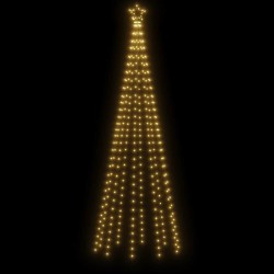 Arbre de Noël cône 310 LED Blanc chaud 100x300 cm 547923547923