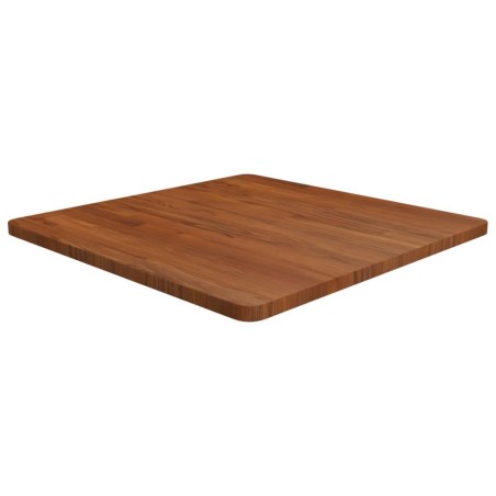 Dessus de table carré Marron foncé70x70x2,5cm Bois chêne traité 547925547925