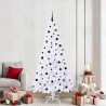 Sapin de Noël artificiel avec 300 LED Blanc 210 cm PVC et Acier 547928547928